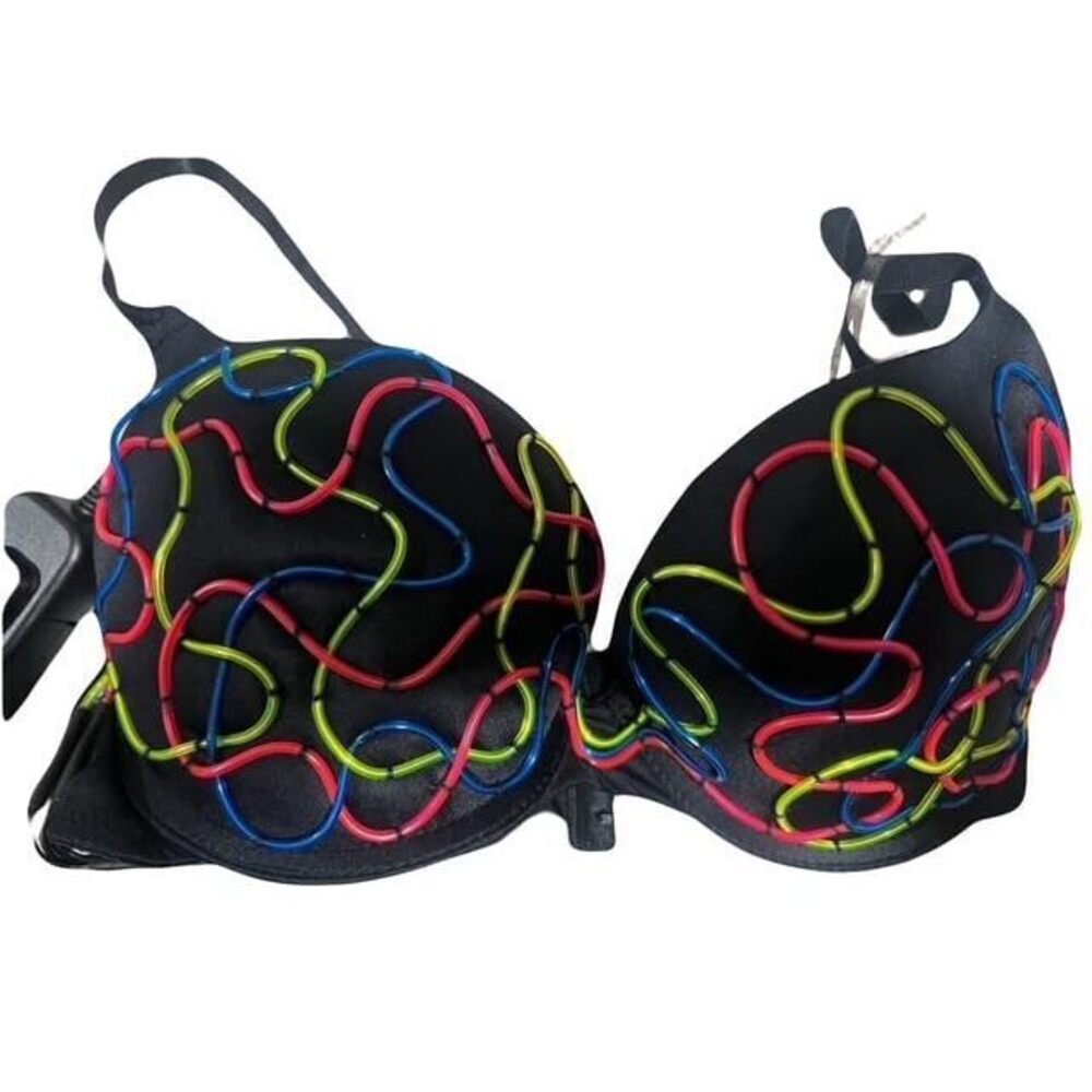 5383 Light Up Bra Costume Bras Rave Dancing Bra LED Flashing Accessories